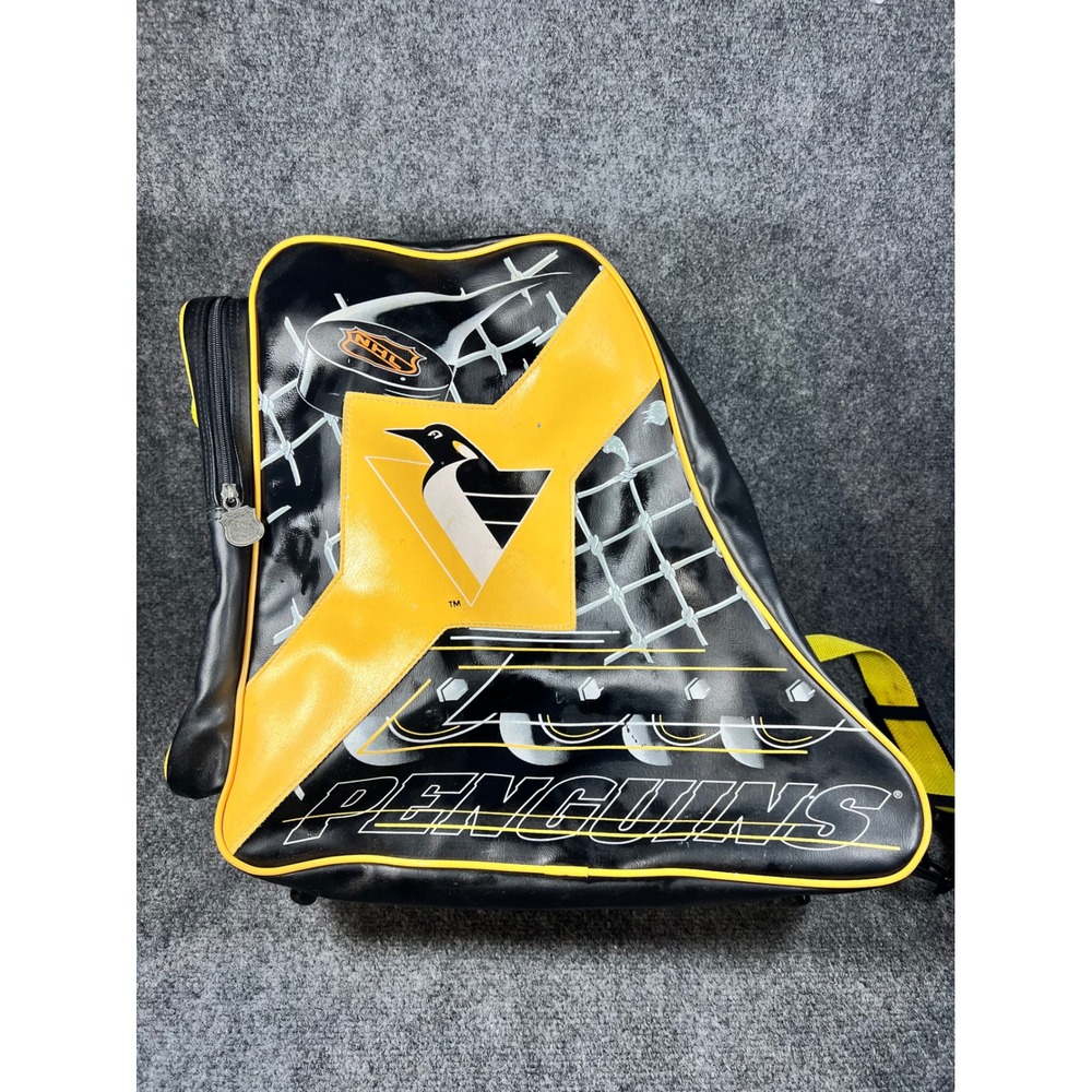 Vintage 1994 NHL Pittsburgh Penguins Skate‎ Bag HTF / RARE
